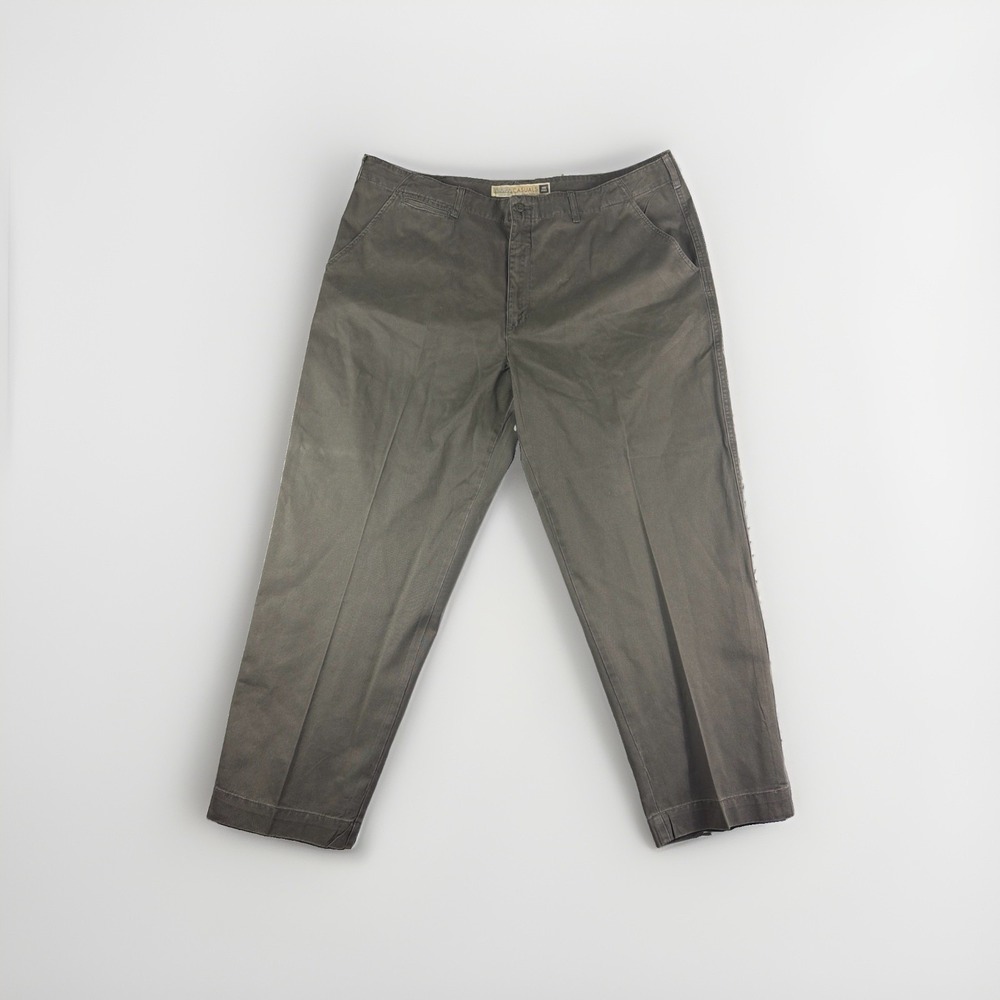 Cabela's casual khakis, grey, cotton, men's 46x30
